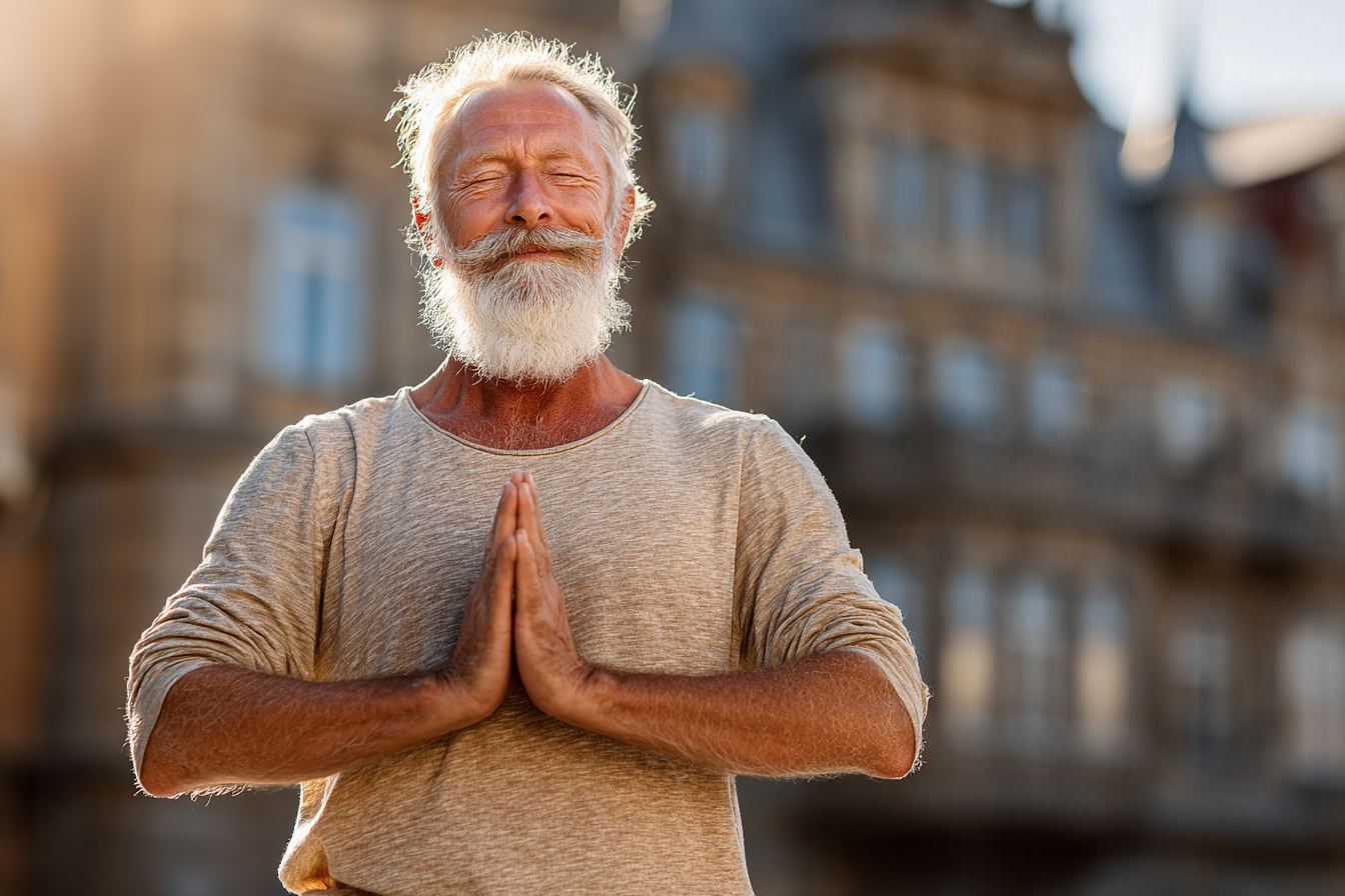 Йога для старших - спокійна атмосфера